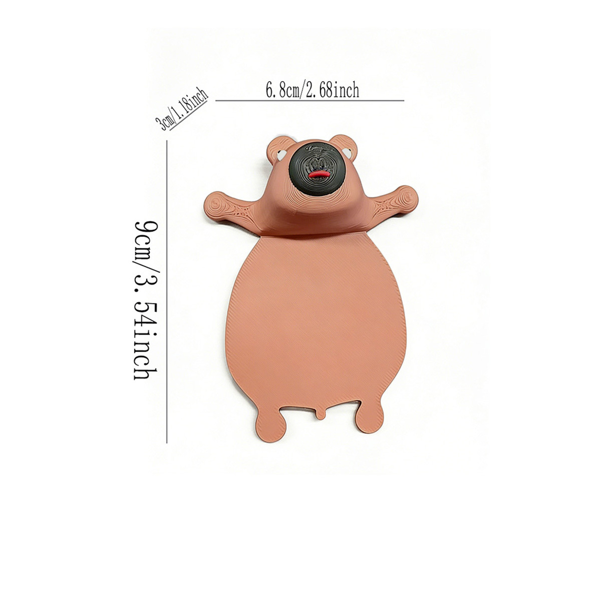 Brown Capybara Bookmark, A Fun Animal Page Marker, A Cute Gift For Book Lovers, A Thoughtful Present For Readers And Students, 1pc