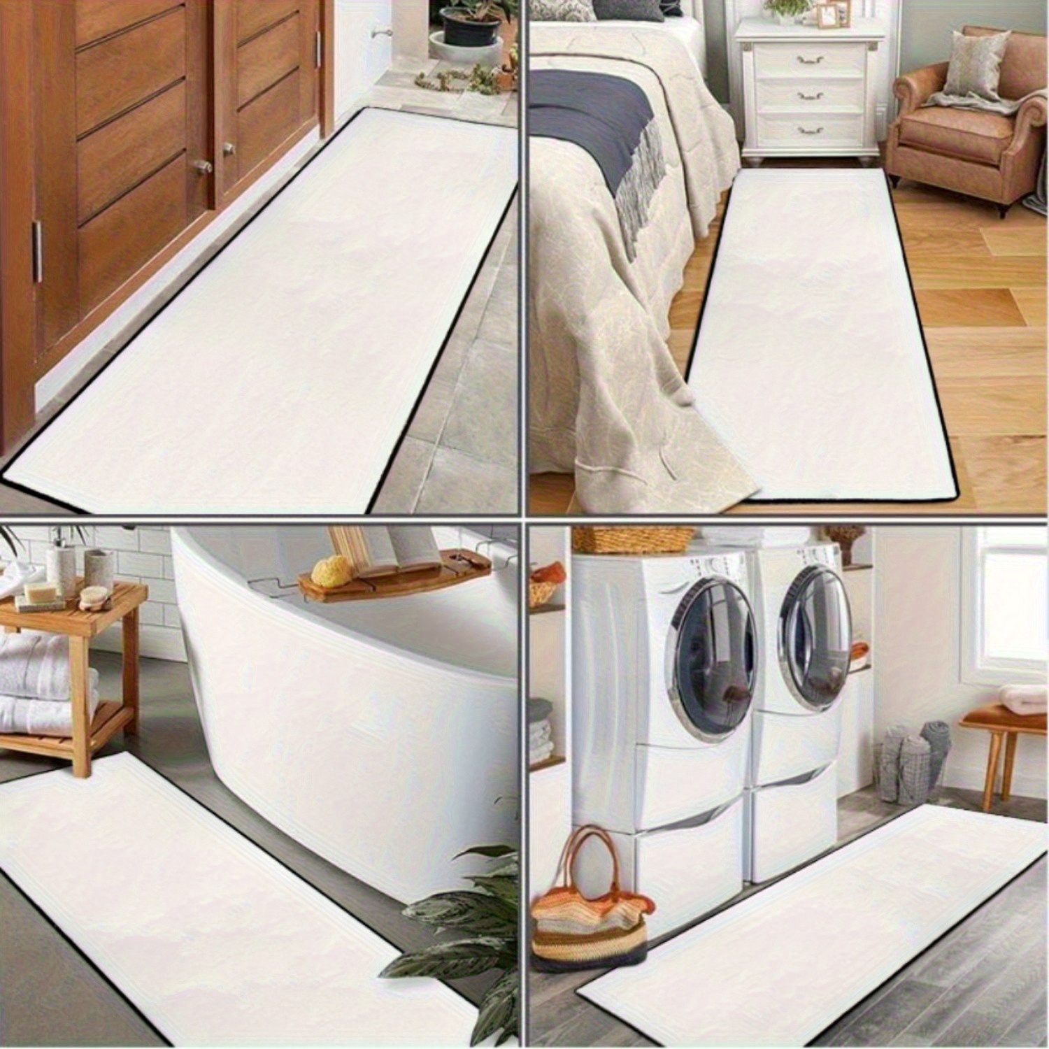 black get naked bath mat long runner mat for bathroom cute fun   rug water absorbent non slip microfiber Product details 3