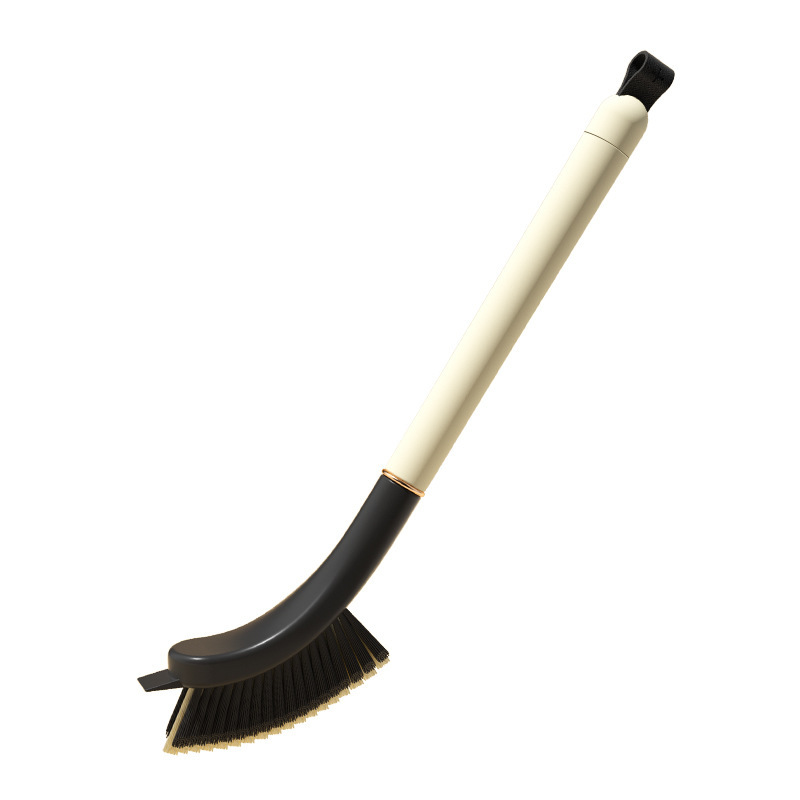 TEMU Multi-functional Brush With A Long Handle For Cleaning Corners And Crevices In Bathrooms And Kitchens, Designed To Remove Water Stains And Dirt