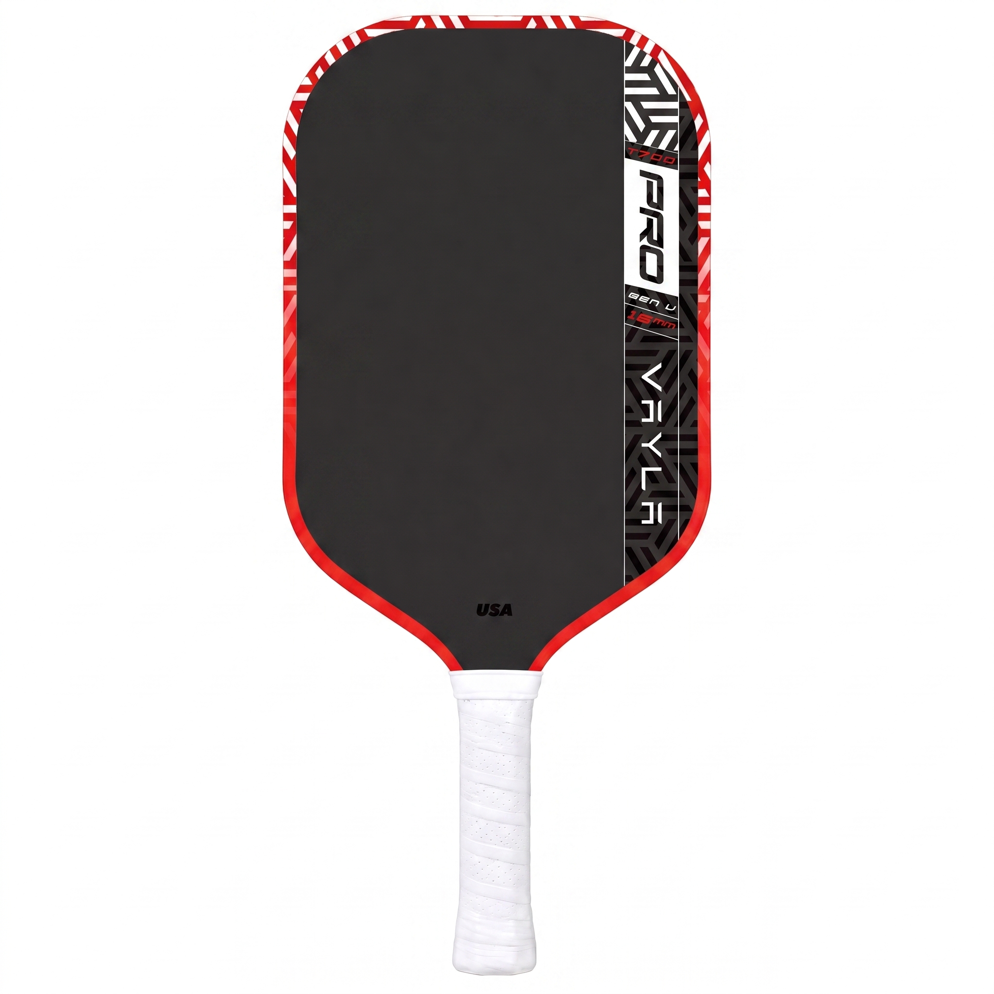 TEMU Pro - T700 Carbon Fiber Pickleball Paddle With Wide Large Sweet Spot, 16mm Cushion Core Paddle, Textured Surface Spin, Anti-slip Grip Durable