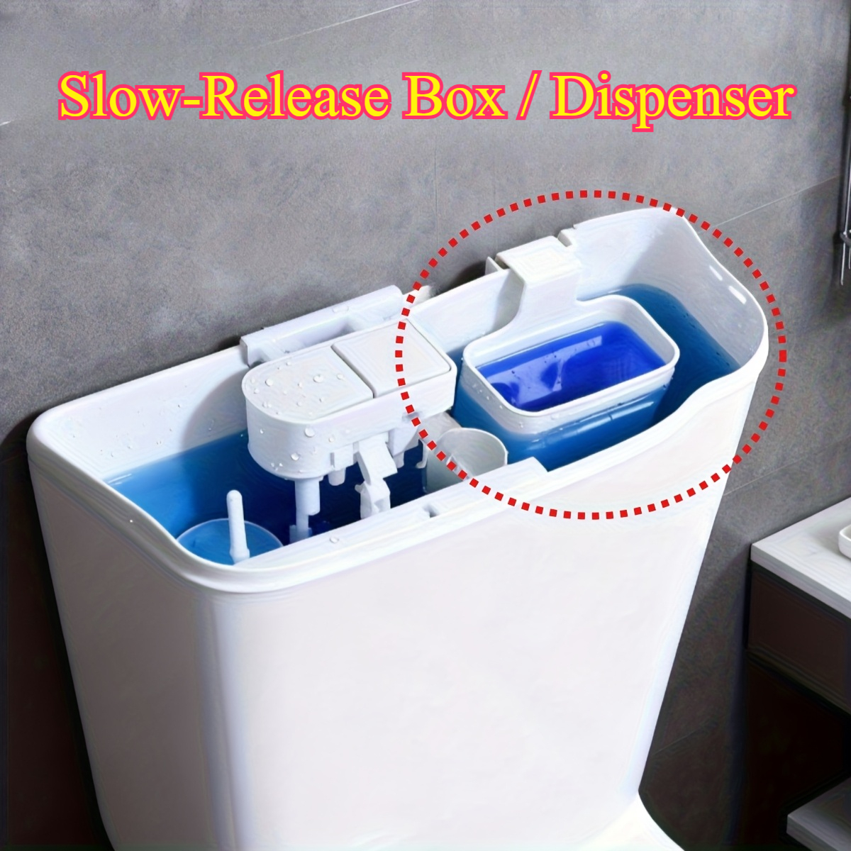 1pc water tank replacement part solid toilet dispenser extends toilet   convenient and   toilet accessory