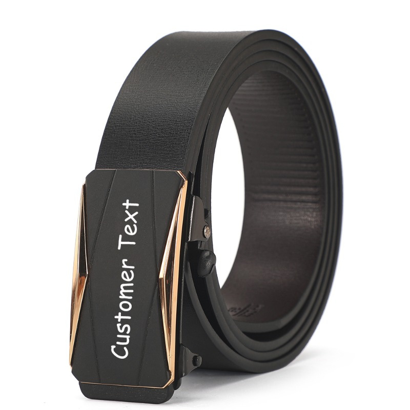 FLAGIA Customizable Business Belt with Alloy Buckle