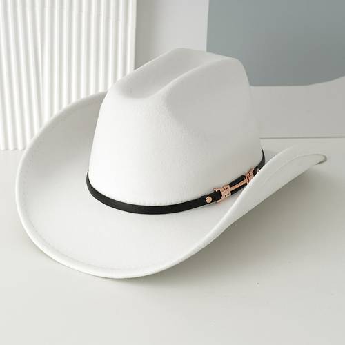 1 unisex cowboy hat wide brimmed lightweight felt hat suitable for western themed parties music festivals cosplay and outdoor activities suitable as a costume for costume parties style