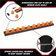 1/ Drive Socket Organizer Holds 10 Standard Deep Sockets - Temu