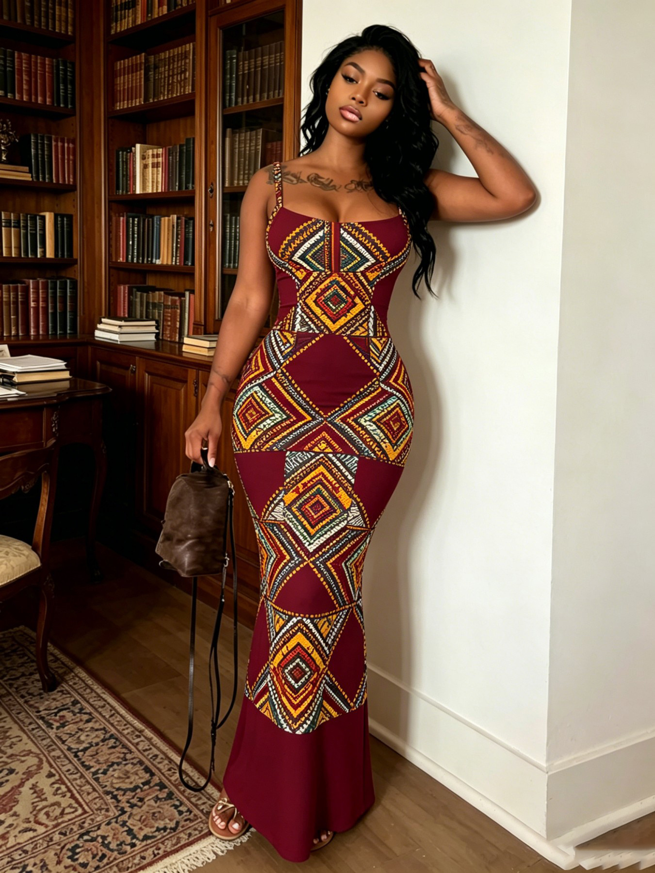 african dress for women sold on Temu United States
