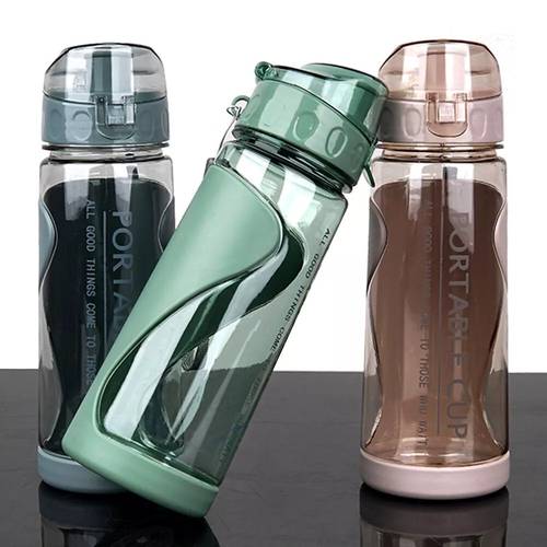 500ml leakproof drinking bottle with straw for gym and the uk