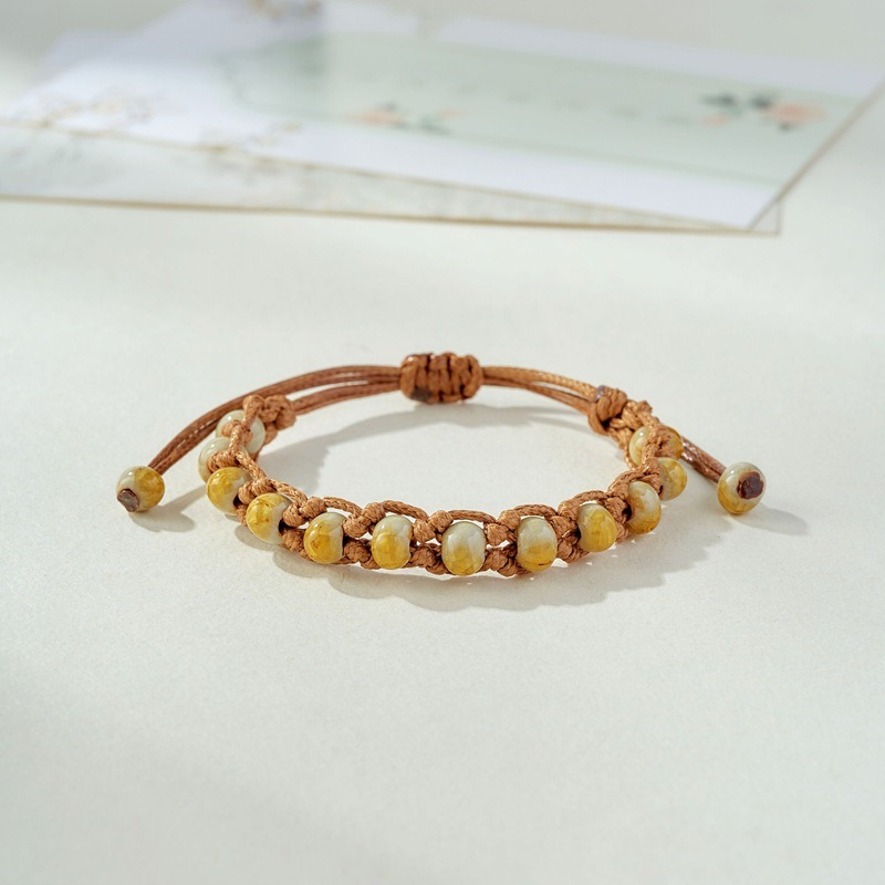 Boho Ceramic Bead Adjustable Bracelet for Women