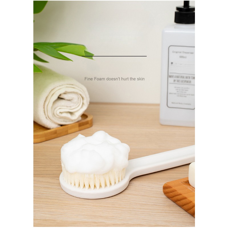 2pcs Body Cleansing Set with Back Scrubber and Foot Scrubber