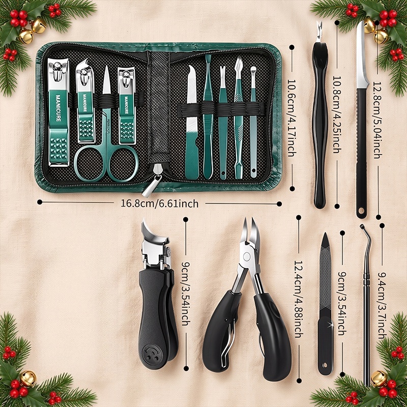 15pcs Premium Hand Foot Ear Trimming Kit
