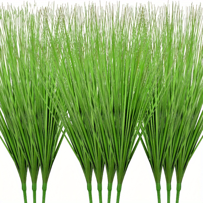 

3/10pcs Artificial Onion Grass - 25" Tall Plastic Greenery Stems For Thanksgiving Decor, Indoor & Outdoor Use, No Electricity Or Battery Needed, Ideal For Panels & Mats