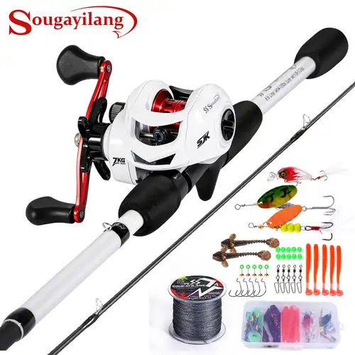 * Beginner Baitcasting Combo, 2-Piece Durable Casting Rod & * Reel Kit with Line and Lures for Freshwater Fishing (Line Color and Model * *) * Beginner Baitcasting Combo, 2-Piece Durable Casting Rod & * Reel Kit with Line and Lures for Freshwater Fishing (Line Color and Model * *)