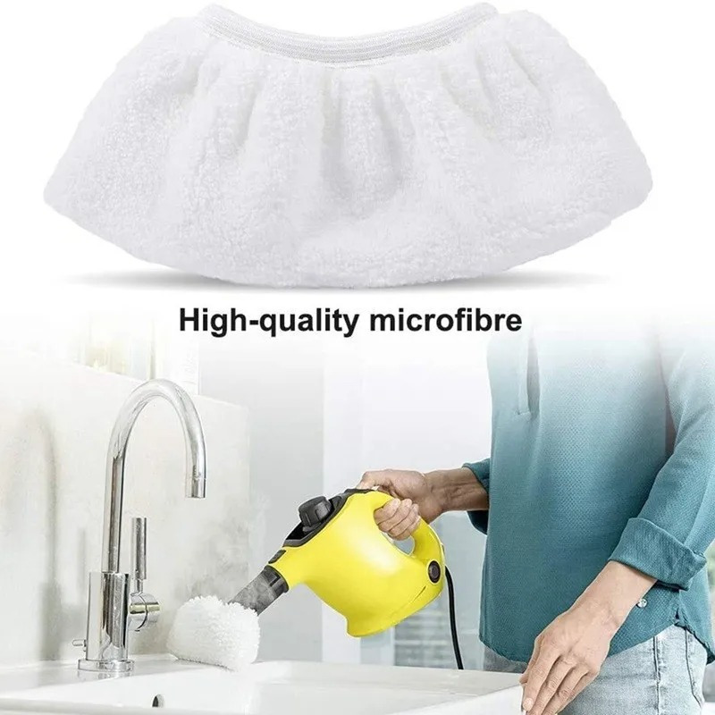 5 pack microfiber mop heads replacement cloth for karcher   sc2 sc3 sc4 sc5 floor attachment steam cleaner accessories   washable details 0