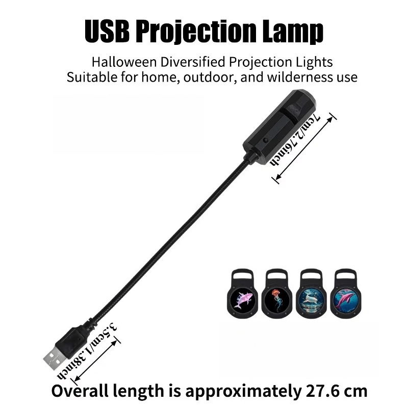 Portable USB- Marine Projector Night Light with Interchangeable... product image 6