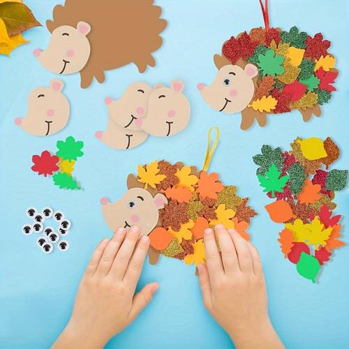 herbst bastelsets, bastelsets, filz bastelsets, herbst kranz bastelsets, schaumstoff gummi bastelsets, herbst erntedankfest dekorationen, thanksgiving dekorationen, thanksgiving geschenke für jungen und mädchen