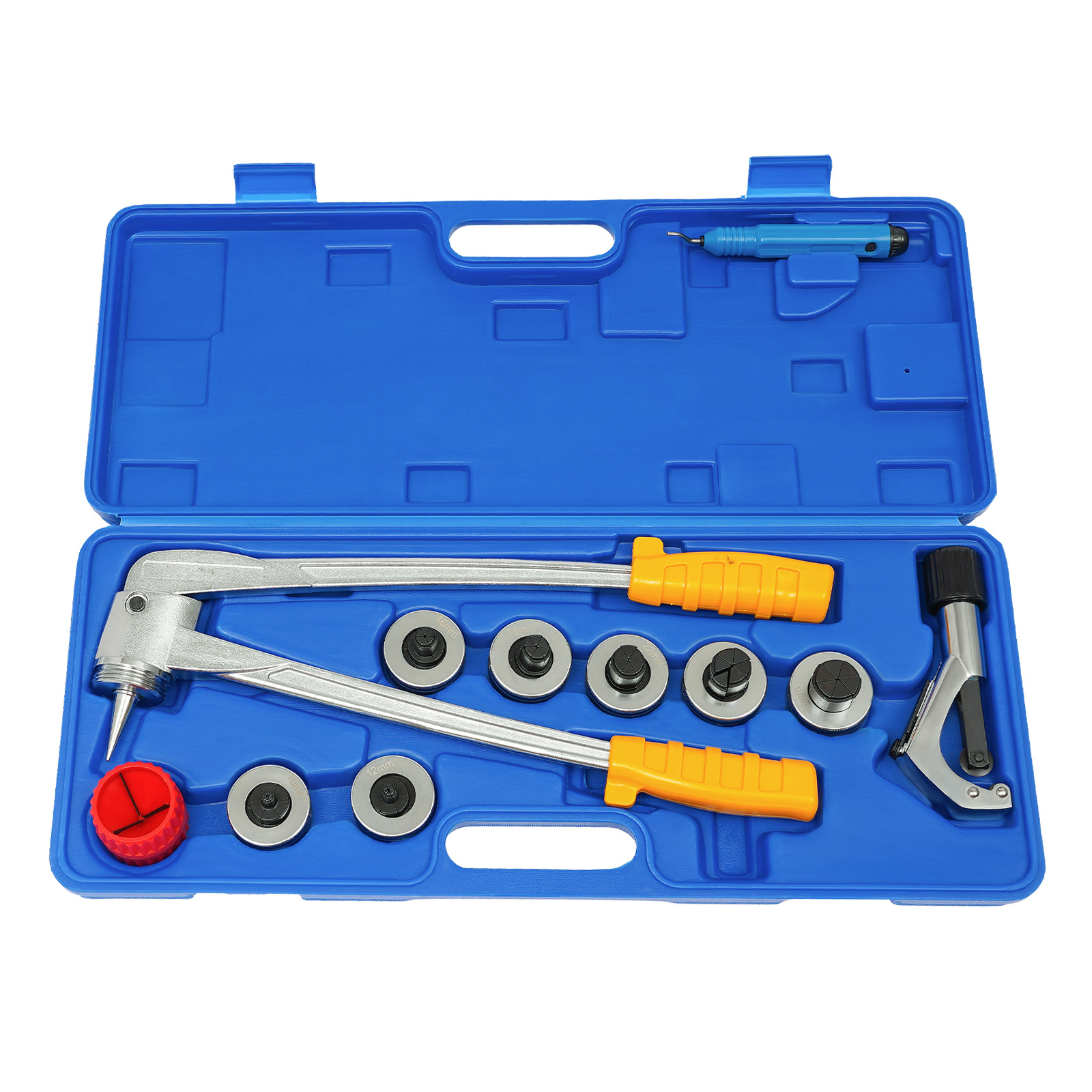 Manual Tube Expander Kit, Manual Expander Set For Pipes 1-2. 8cm/0. 4-1. 1in, Tube Expander, Lever Type Tube Expander With Carrying Case