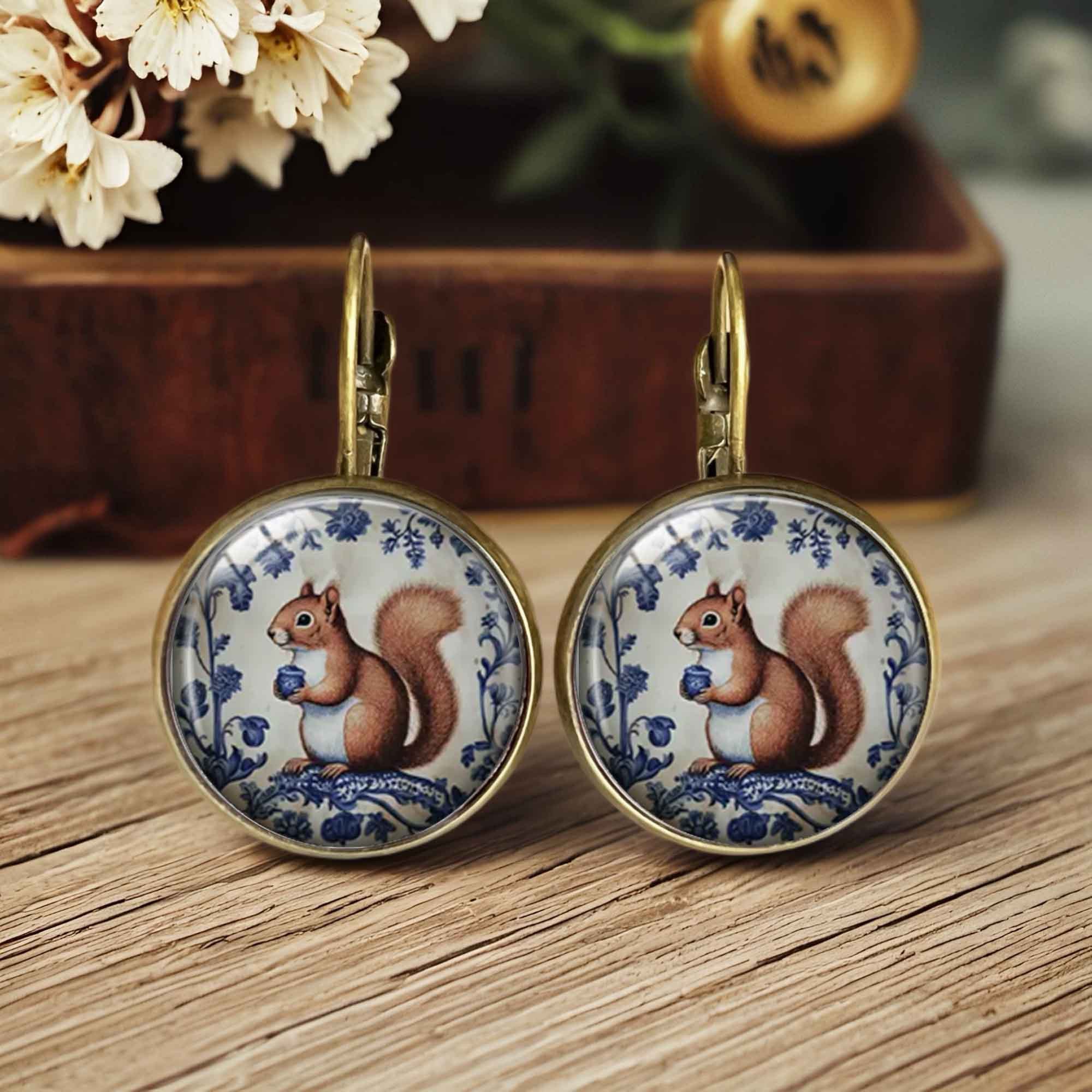 TEMU 1 Pair Pattern Earrings, Without Battery
