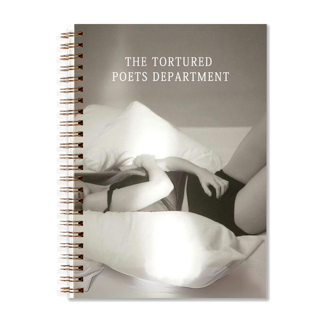 

sexy -bound Hardcover Journal - 5.5x8.3" Tortured Poets Notebook, 50 Pages - Office & School Supplies, Unique Gift Idea