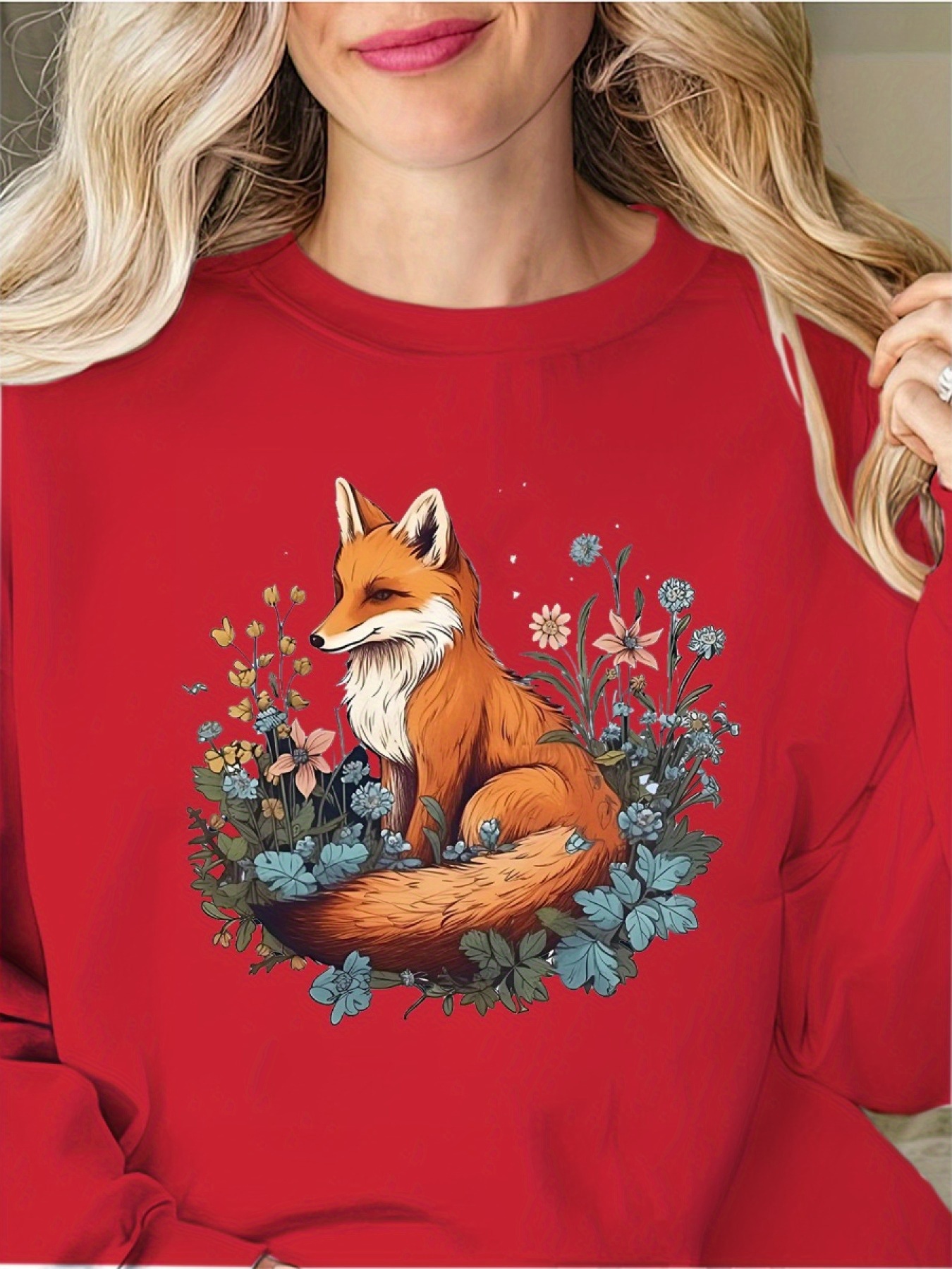 fox sweatshirt sold on Temu United States