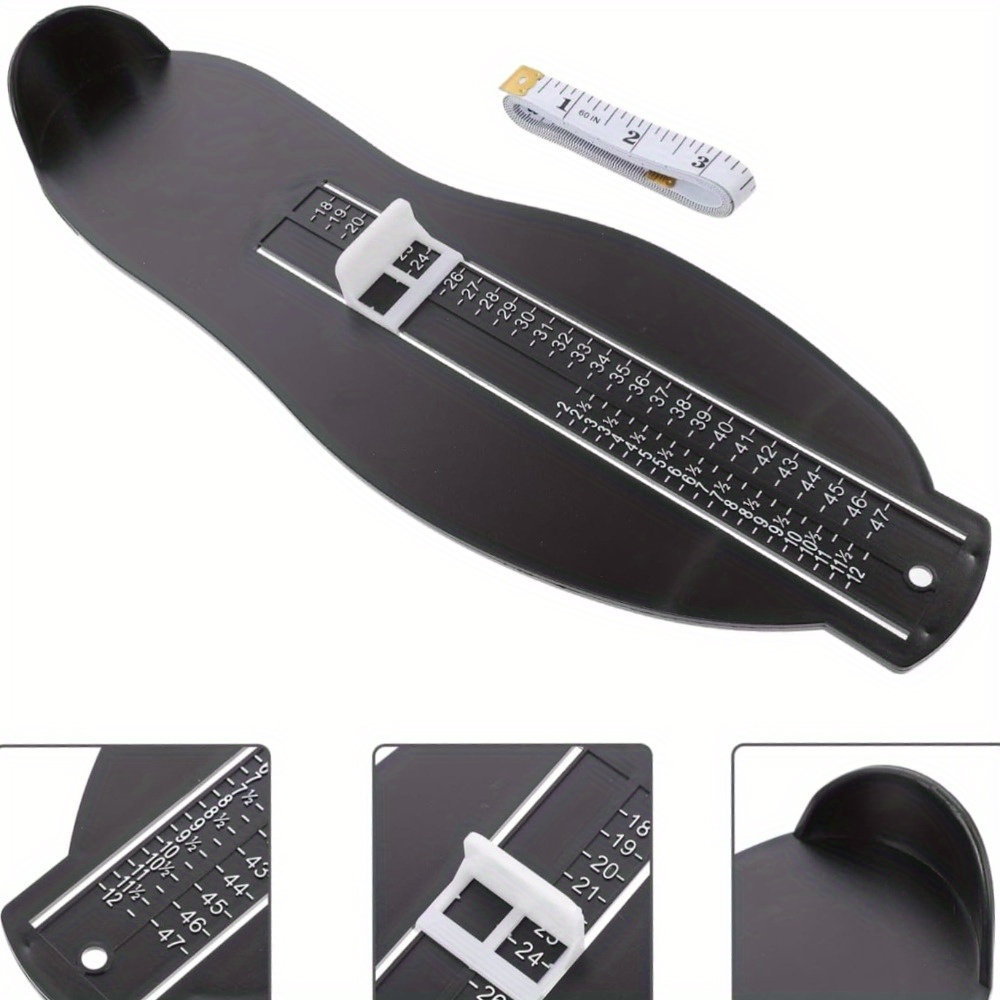 2pcs practical adult shoe boot measuring instrument measuring tape set   shoe size measuring instrument for uk and european sizes waist measuring tape essential for   shopping