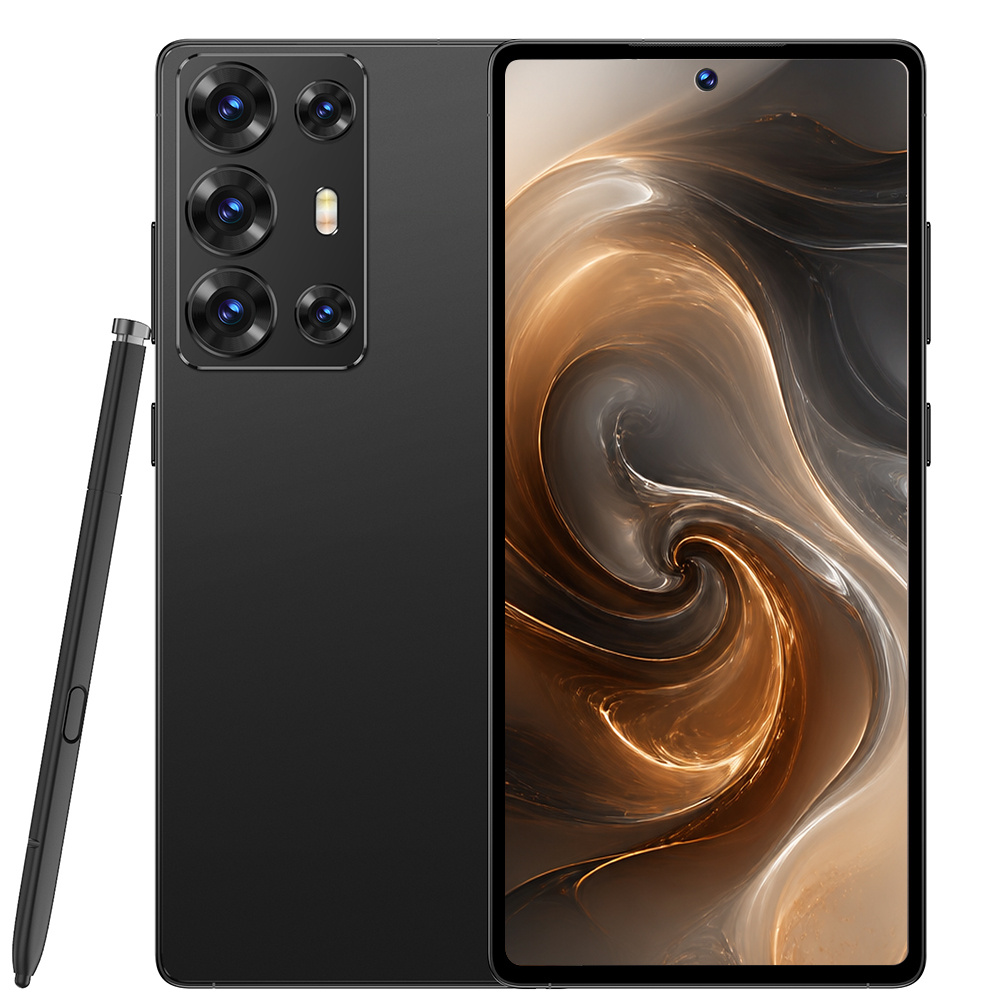 TEMU Téléphone portable débloqué d'usine, , écran immersif HD 6,8, 4+64 Go, double SIM, déverrouillage par digitale et , kit d'accessoires complet,