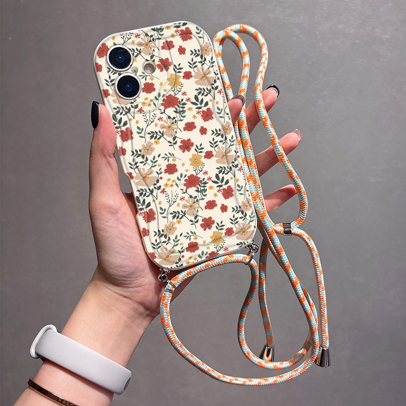 TEMU Phone Case - A Unique Phone Case Featuring A , Complete With An Adjustable Retractable Lanyard, Suitable For Iphone 17, 16, 15, 14, 13, 12, 11