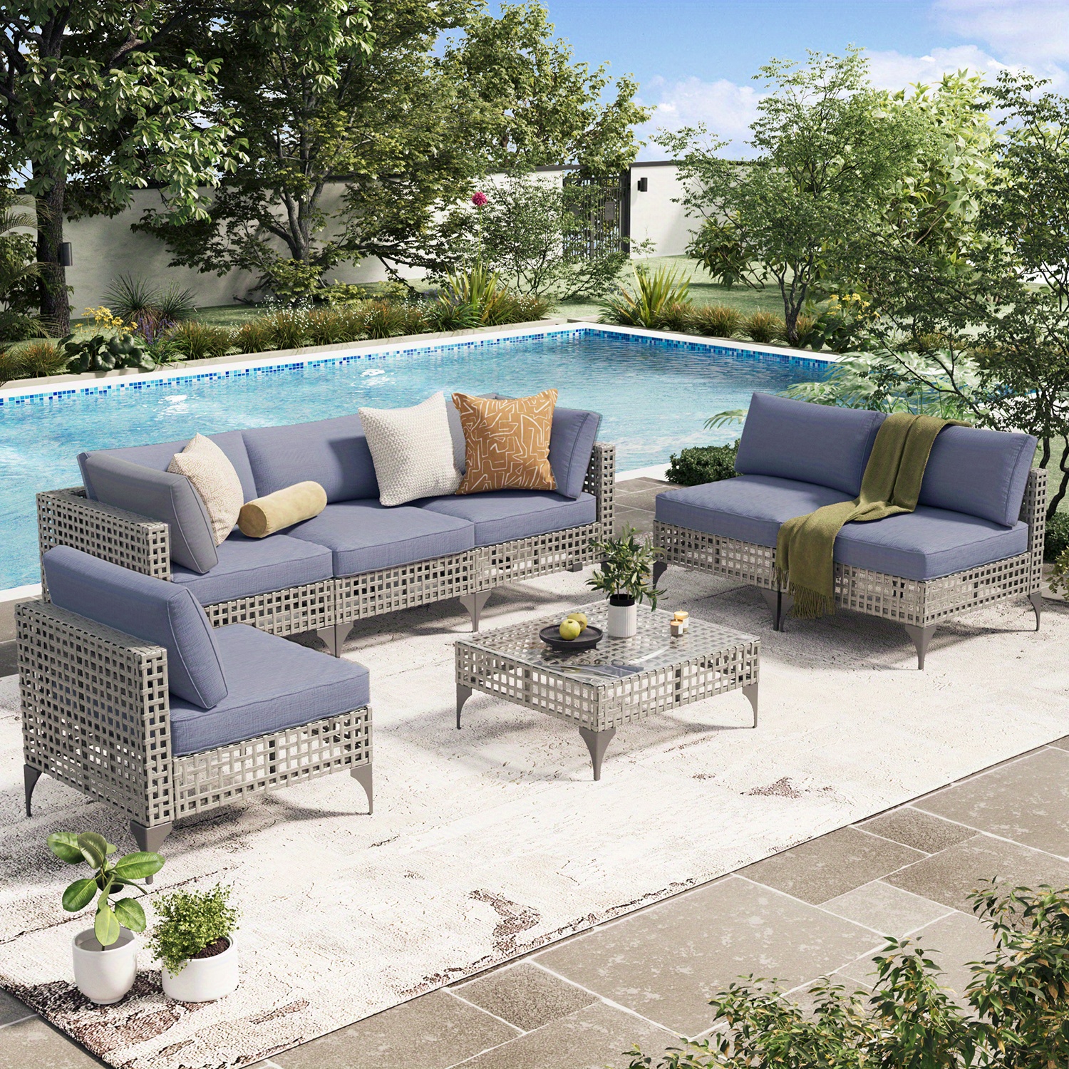 Wicker Costco Niko 10 Piece Sofa Set Niko Piece Patio Set Walsunny