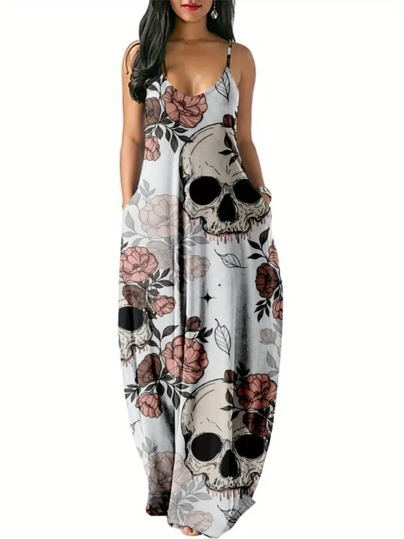 boho skull dress Peach Love Off Shoulder Western Boho Mini Dress Small Multicolor Bull Skull