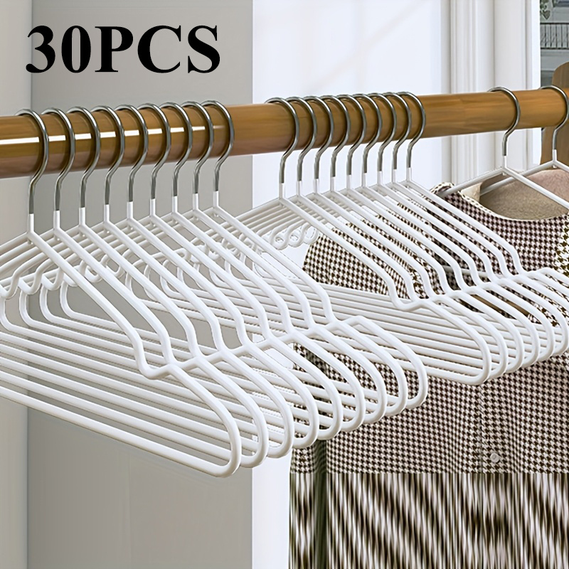 TEMU 30 Pack Non-slip Clothes Hangers With , Cloth Hangers For Clothes, Heavy Duty Clothes Hanger, , Non Hangers, Clothes Hanger Stand, Wardrobe