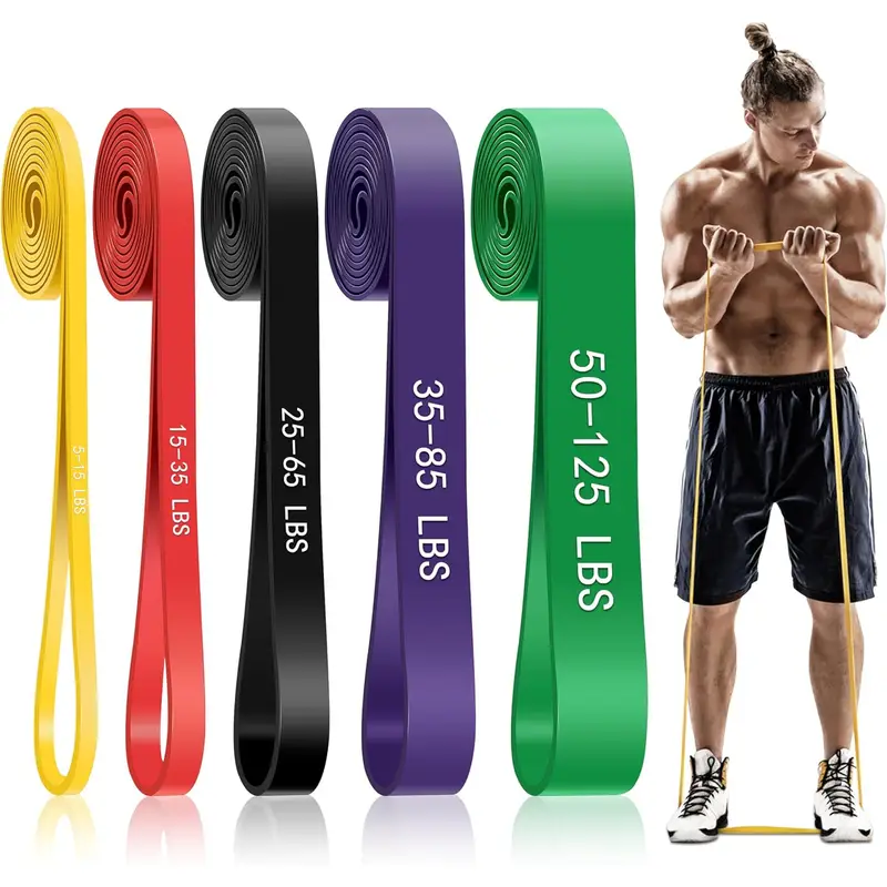 Pull-Up Assist Bands, 3/4/5pcs Training Bands for Full-Body Workouts