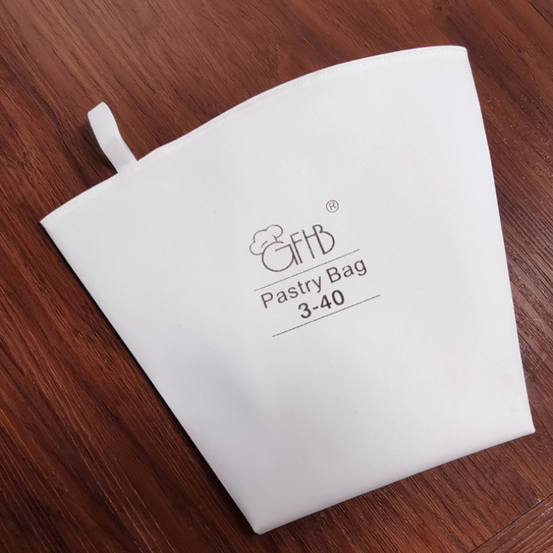 1pc Reusable Baking Cloth Bag Waterproof And Oilproof Squeezable For Cream And Salad Dressing Piping Bag