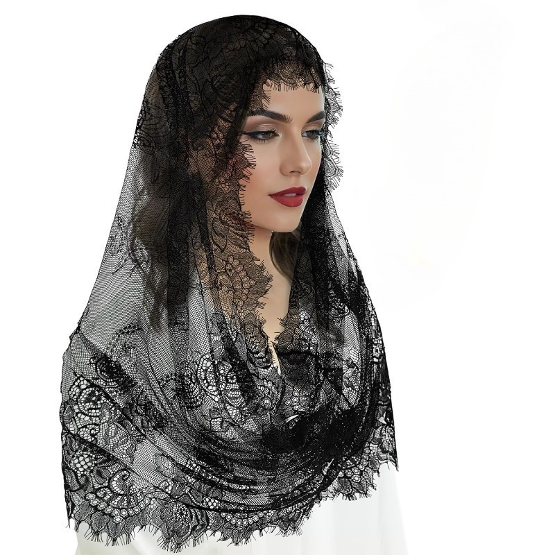 TEMU Ronde Monochrome pour Cils, en Dentelle Respirante pour Occidentaux, en Stock, de Mariée Style Européen et Américain