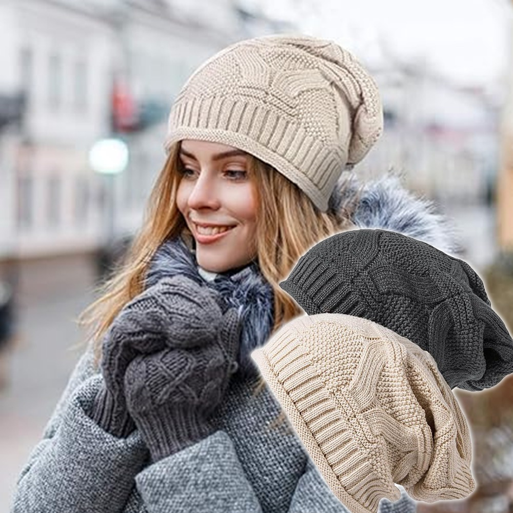 Oversized Beanie Womens Slouchy Winter Hats Slouchy Beanie