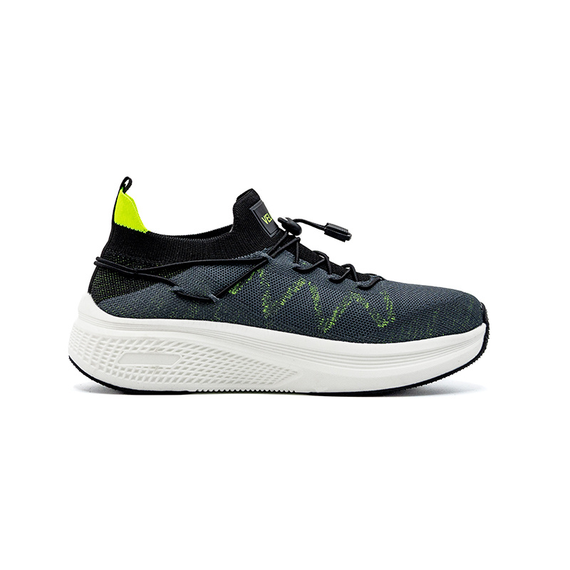 TEMU [] Men's Loafers, Summer Breathable Knit High-elastic Thick-sole Casual Shoes