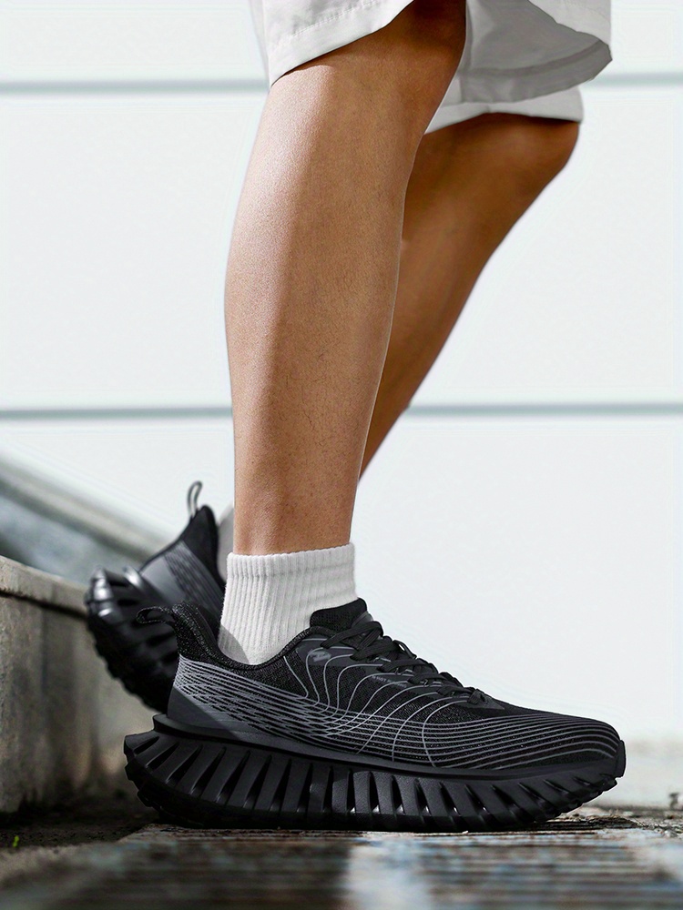 [sneakers] Men'S Outdoor Trail Running Shoes | Breathable, Lightweight, Shock-Absorbing, Fabric Upper & Sole, Lace Closure, All-Season, Casual & Sports Style - N·Hot