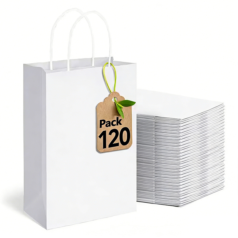 TEMU Gift For Her/him Paper Tote Bag White
