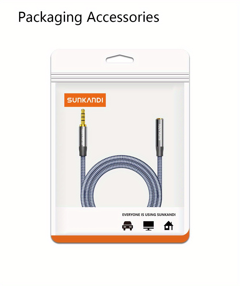  headphone extension cable jack 3 5 aux extension cable for car laptop mini     5mm jack headphone speaker cable auxiliar Product details 7