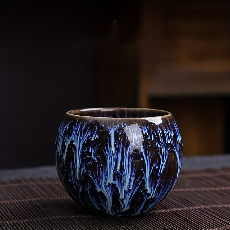 a set of mountain ceramic tea cups traditional chinese kiln high end fu tea set single large sample tea cup details 8