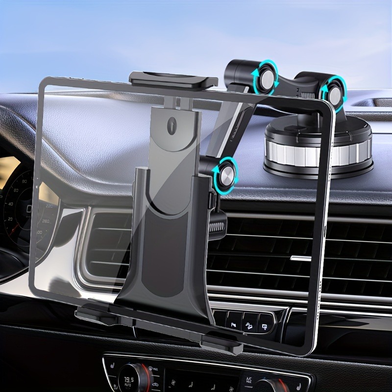 TEMU 1 pz Universale per Auto, Supporto per Telefono e Tablet, Supporta la Combinazione di Orientamento Orizzontale e , Serraggio in Su e in Gi羅 del