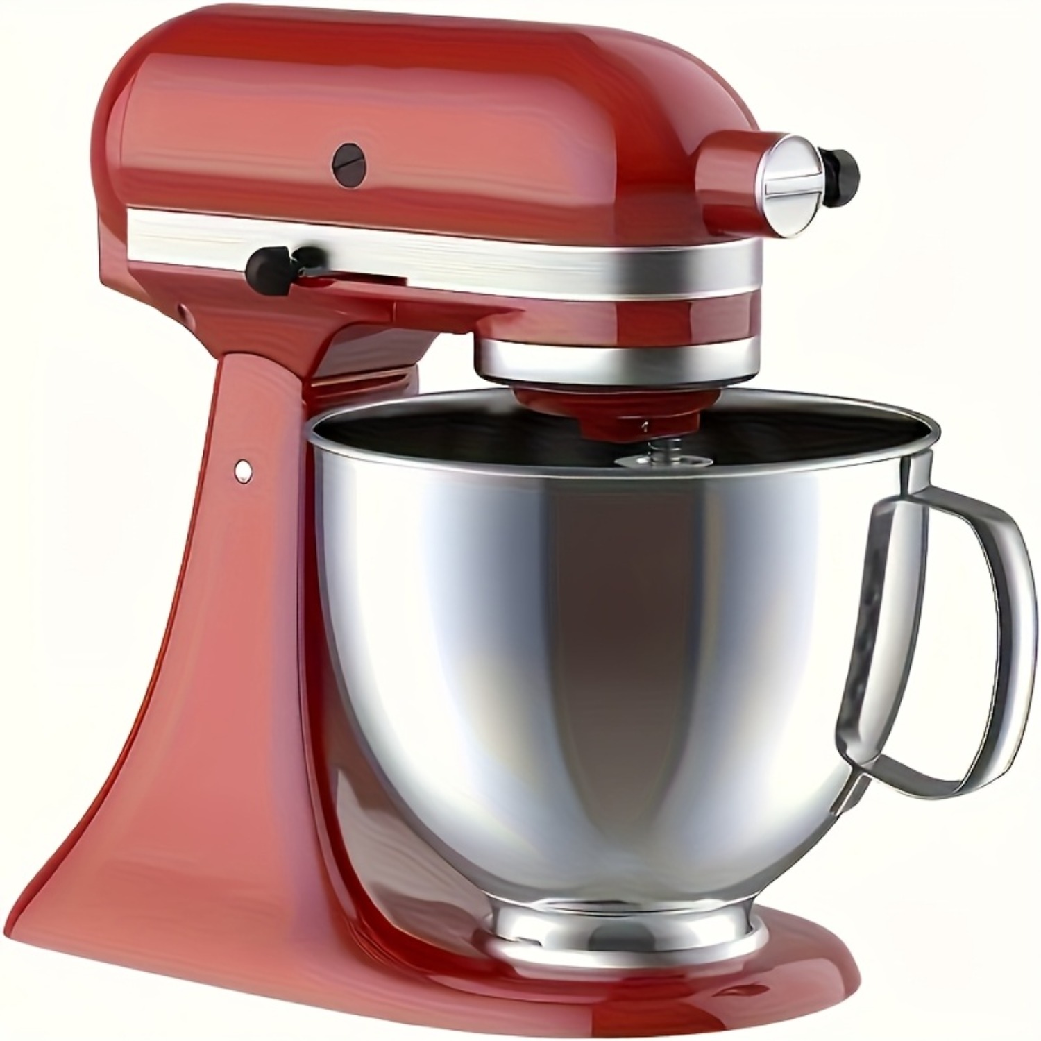 two piece stainless steel kitchen accessory set dark mixing bowl and mixing head with whiskey 5   1 24 gallons compatible with   vertical mixer ideal gift for home bakers