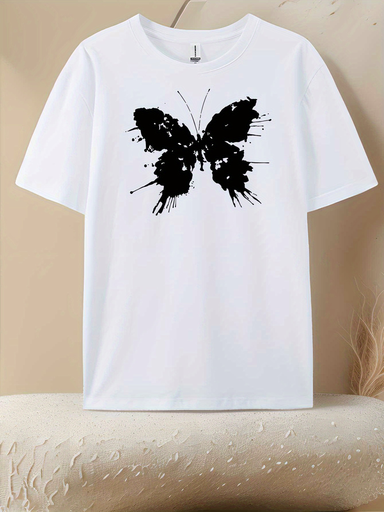 تي شيرت نسائي 100%قطي محبي الموضة مريح ومسامي وممتص للعرق