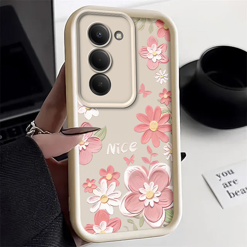 TEMU para teléfono: Estética Floral | con diseño de flores | Compatible con Redmi 15 5G/Redmi 15 5G/Redmi 15C