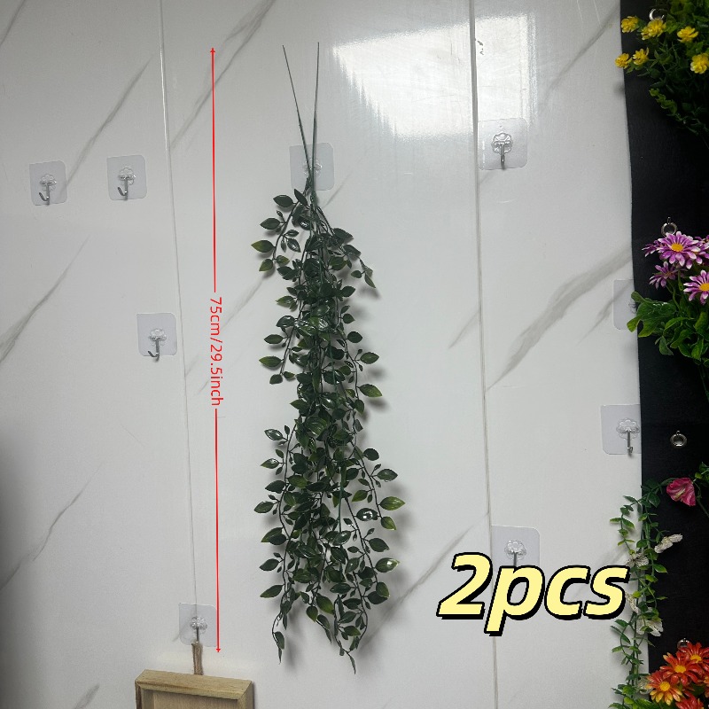 TEMU 2pcs Set Of Realistic Hanging , Suitable For Wall Decoration, Used For Shelves, Bedrooms, Bathrooms, And Country Style Home Decor, Suitable For