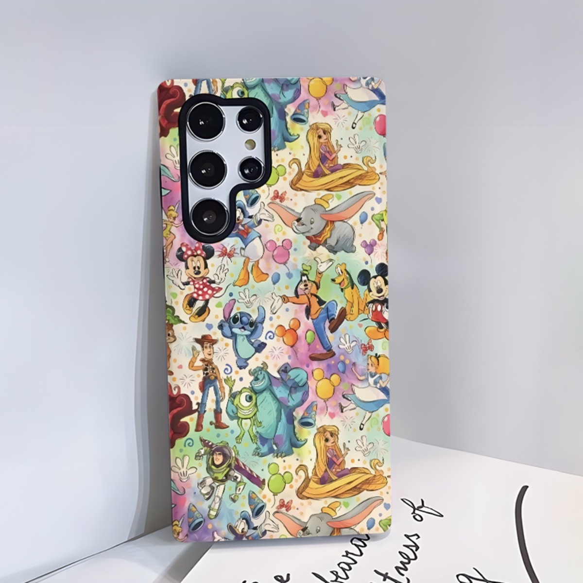 TEMU Phone Case: Characters 2-in-1 Dual Layer Phone Case, Glossy Finish, Dual Layered Hard Case For Superior Protection, Durable, Drop-proof, For For