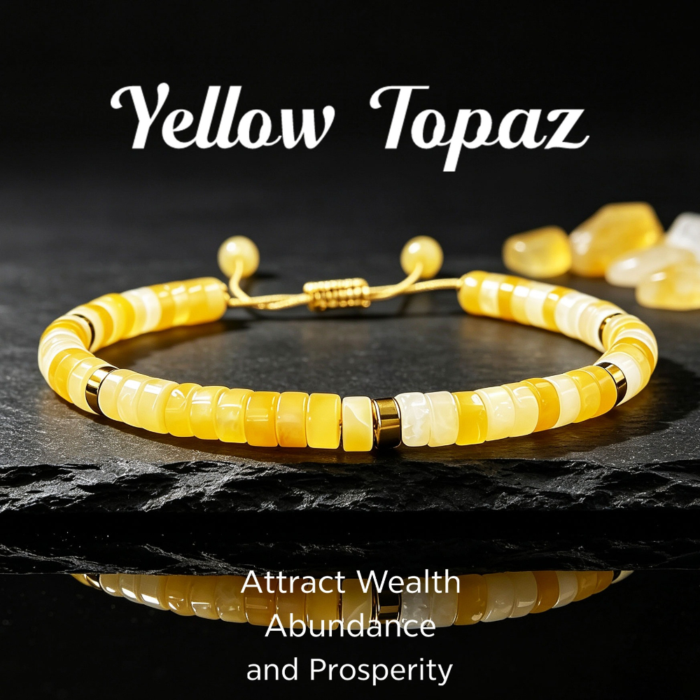 TEMU Bracelet SQNUTQ en jaune pour homme et femme - Bijou bohème réglable pour , cadeau de novembre, adapté à un port , pour toutes les occasions,