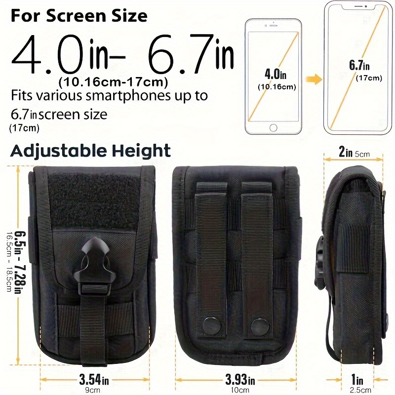molle phone pouch durable nylon smartphone case - Temu Ukraine