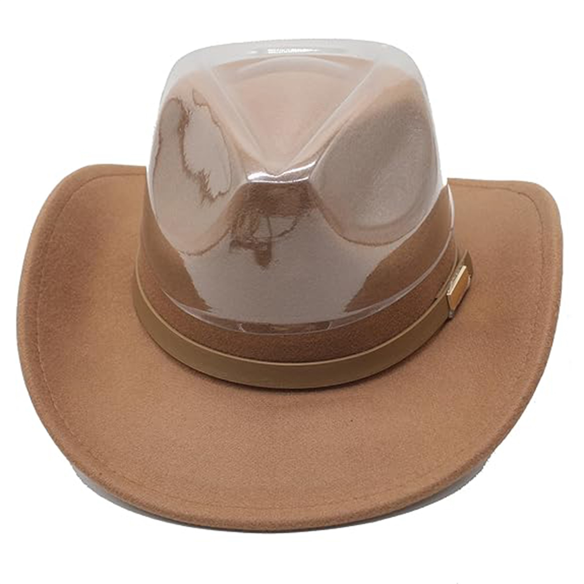 womens mens wide brim fedora hat vintage western cowgirl - Temu display picture 2