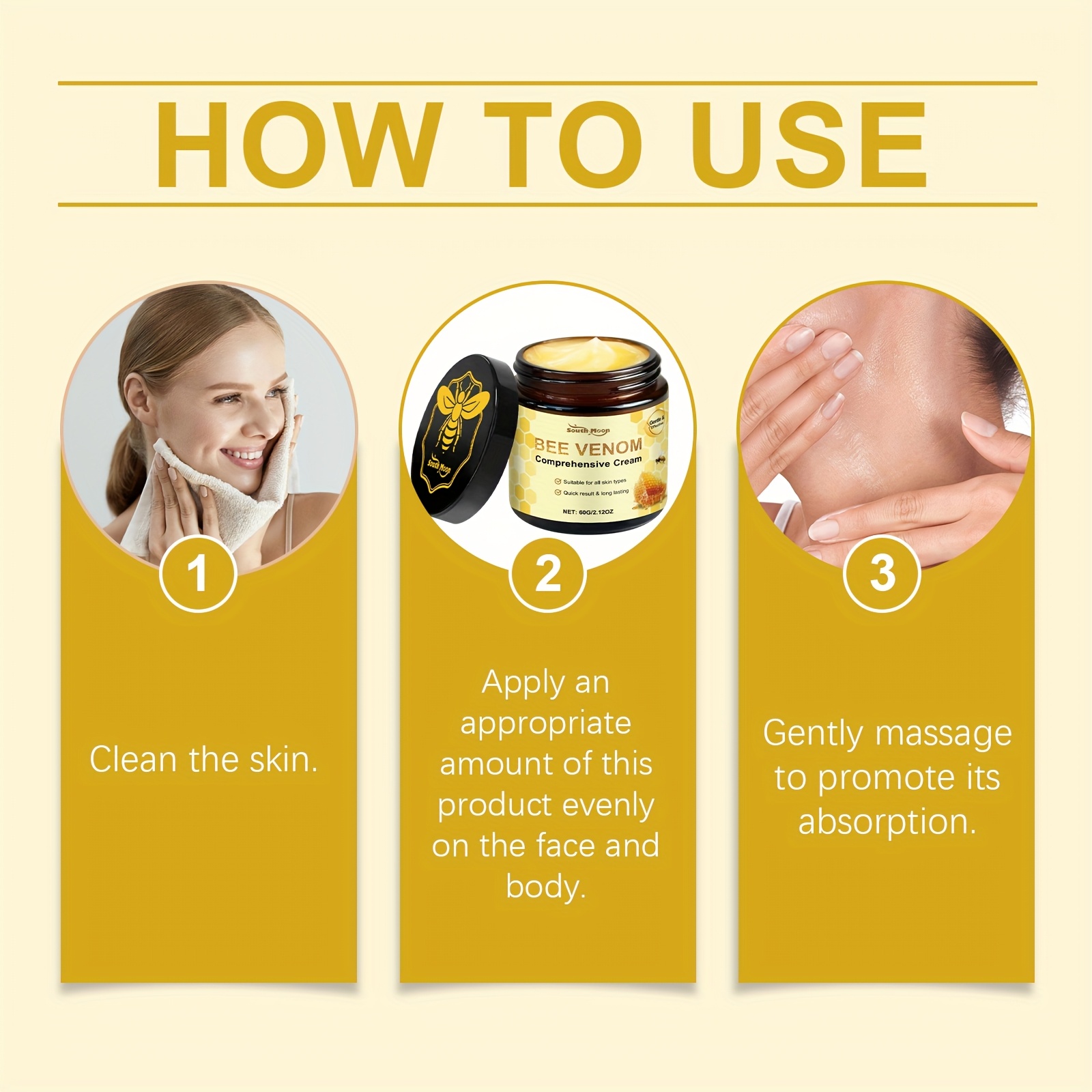 7pcs   tightening cream natural plant ingredients containing natural components like glycerin bee and vitamin e moisturizing hydration improving skin texture smooth and absorbent unisex Product details 3