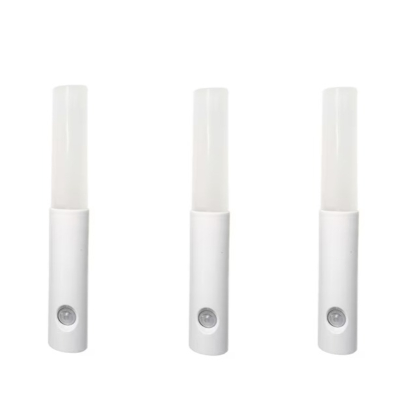 Set Of 3 Motion-activated Night Lights, Magnetic Wall Fixtures, Wireless Stick-on Lights For Indoor Use, Ideal For Bedrooms, , Stairs, And Cabinets, Adjustable In , Decorative Lighting For Home