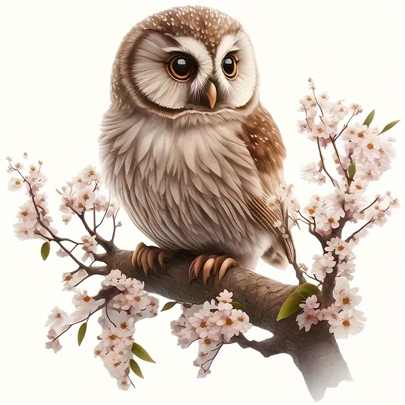 6-inch Adorable Owl Vinyl Decal - Durable Pe Material, , Bottles, Cars, Phones, And More - Cherry Design, Owl Lovers, Car Decals