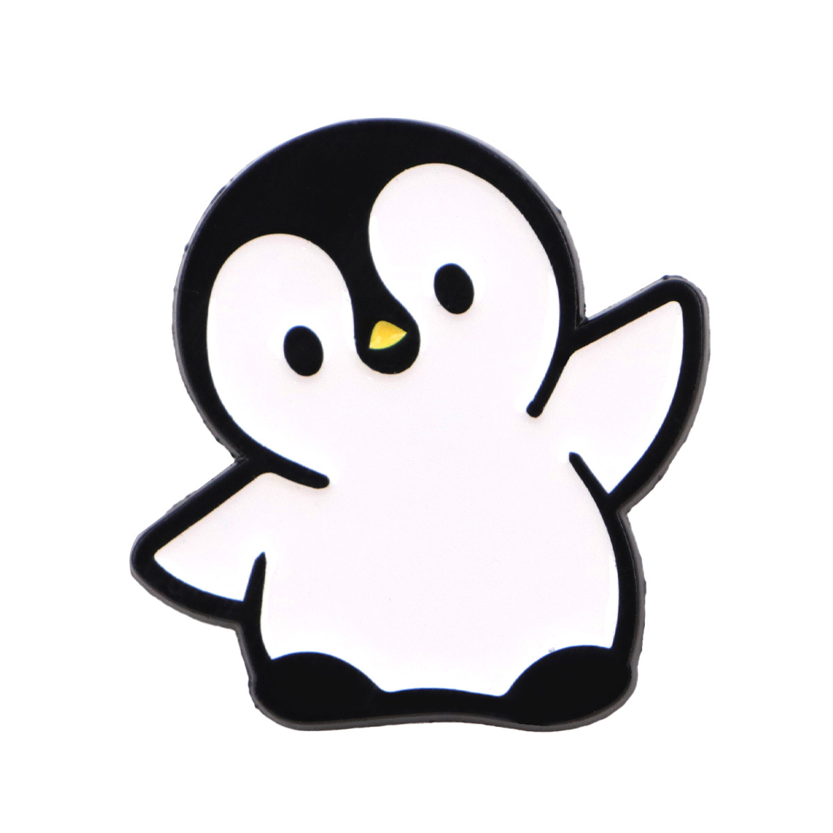 TEMU Emaille-Anstecker mit Pinguinen, als dekorative Abzeichen für Kleidung oder Rucksäcke, einzeln verkauft als Geschenk